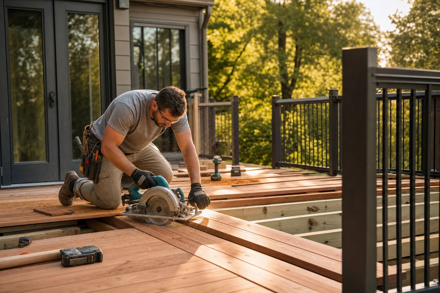 Deck and fence repair and staining services in Nashville TN